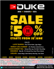 Duke Sale